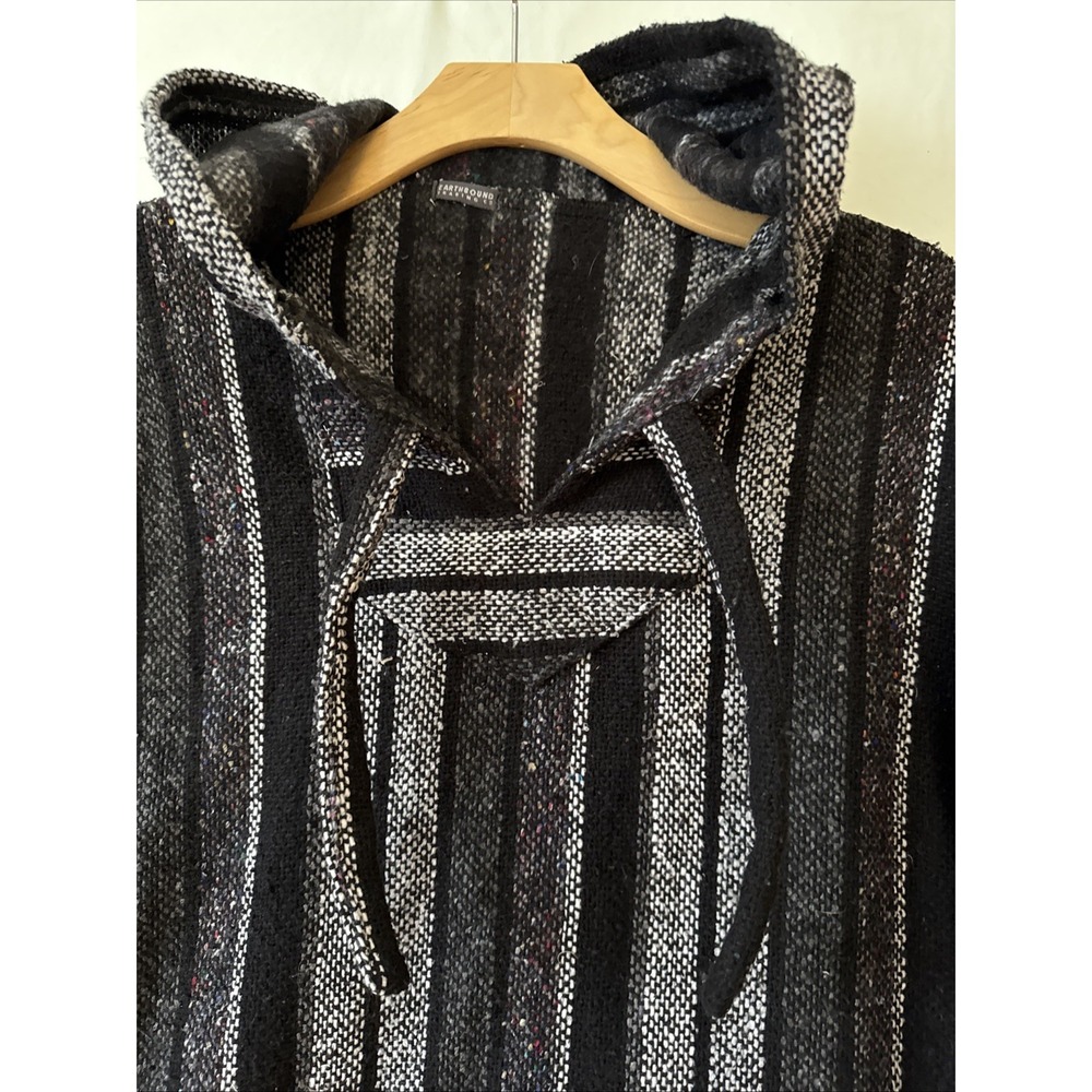 Long Sleeve BOHO PULLOVER XXL Black/Gray AZTEC SOUTHWESTERN